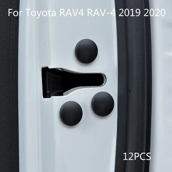 12ШТ Дверной Замок Автомобиля Винтовая Крышка Защита Двери Антикоррозийная Винтовая Крышка Водонепроницаемая Дверная Винтовая Крышка Для Toyota RAV4 RAV-4 2019 2020
