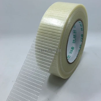 2 шт./лот, ширина 1-2/3 см, длина 50 метров, прочные волокнистые полоски, клейкая лента, волокнистая лента для упаковки для радиоуправляемых моделей
