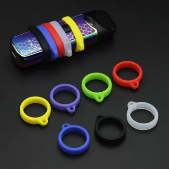 20 мм силиконовое кольцо для шнурка, предотвращающее потерю веревки, однотонный силиконовый шнур, эластичное силиконовое кольцо для шнурка Mod RDA