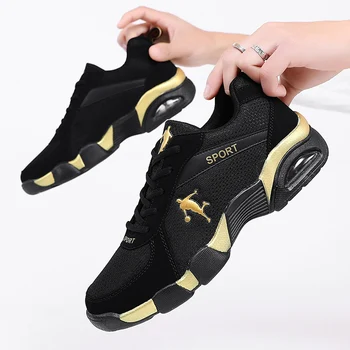 2023 Новая мужская спортивная обувь, летняя сетчатая удобная мужская обувь для бега, модная дышащая повседневная спортивная обувь, кроссовки для бега
