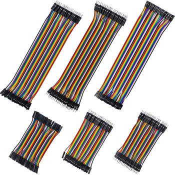 240pin Dupont Wire 22AWG 10 см и 20 см Макетные Соединительные провода Комплект Разноцветных Соединительных Кабелей для Проектов Arduino /Raspberry Pi