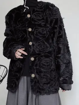 A1765 Модные женские пальто и куртки 2023 Подиум Роскошный известный бренд Европейский дизайн стиль вечеринки женская одежда