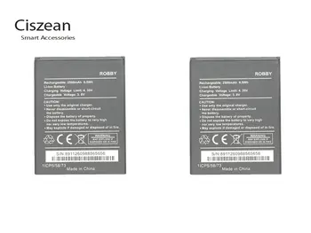 Ciszean 2x Новый 3,8 В 2500 мАч Сменный Аккумулятор Robby Для Аккумуляторов Wiko ROBBY Batterie Bateria Для мобильных Телефонов