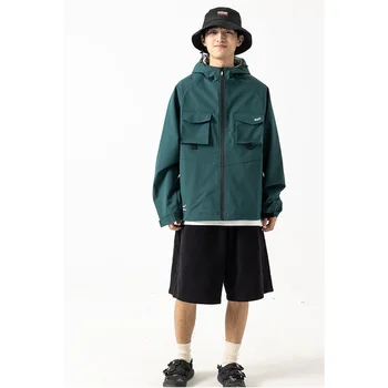 Cityboy 2023, Япония, Уличная модная куртка-карго с несколькими карманами, мужская Американская винтажная Ветрозащитная свободная куртка, женская верхняя одежда