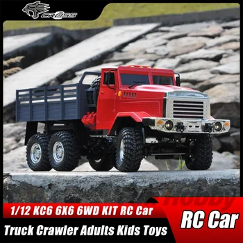 CROSSRC KC6 6X6 6WD комплект 1/12 RC имитация электрического пульта дистанционного управления модель автомобиля грузовик гусеничный для взрослых и детей игрушки