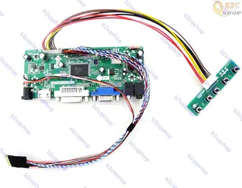 HDMI-совместимый + DVI + VGA ЖК-Контроллер Lvds Плата Драйвера Diy Kit для Экрана N116B6-L02 1366X768