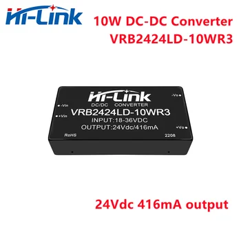Hi-Link Новый Оригинальный 10 Вт DCDC Понижающий VRB2424LD-10WR3 Изолированный Преобразователь 24 В (18-36 В постоянного тока) в 24 В 416 мА Выходной Модуль питания
