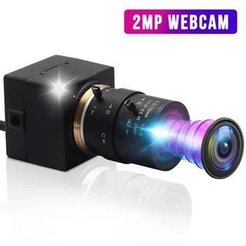 IMX322 USB-камера Full HD 1080P с ручным зумом при слабом освещении, CS-объектив с переменным фокусным расстоянием, веб-камера для Linux Windows Mac Android