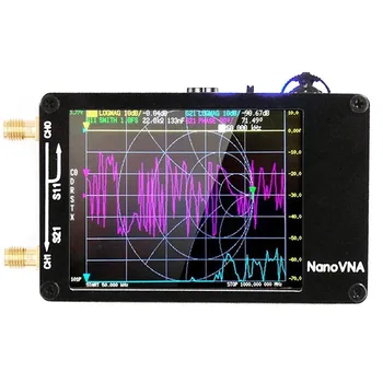 NanoVNA-H Модернизированная антенна Векторный анализатор сетевых антенн MF HF VHF UHF со слотом для SD-карты