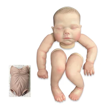 NPK 19 дюймов, размер готовой куклы, уже раскрашенный набор кукол, реалистичная Марли с тканевым корпусом и соской-пустышкой