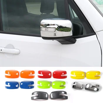 SHINEKA, Автомобильный стайлинг, ABS, крышка зеркала заднего вида, Накладка на боковое зеркало, Защитная наклейка для Jeep Renegade 2015 +