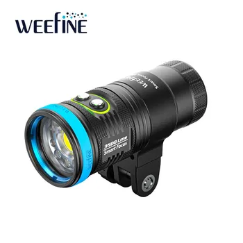 Weefine WF089 Smart Focus 3500 люмен Подводное плавание с аквалангом, Водонепроницаемая подсветка, Видеосъемка, фонарик для фотосъемки, Факел