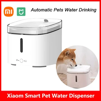 Xiaomi Mijia, Диспенсер для воды для котенка, щенка, кошки, Фонтан живой воды, 2-литровый Электрический фонтан, Автоматическая Умная поилка для собак