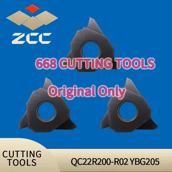 ZCCCT Резьбовая Вставка с ЧПУ QC22R200-R02 YBG205 Режущие инструменты из карбида вольфрама Фрезерная вставка