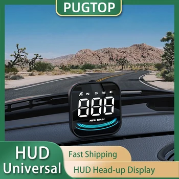 Автоматический HUD GPS Головной дисплей Автомобильный проектор Спидометр с компасом Охранная сигнализация Автомобильные Электронные аксессуары