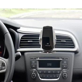 Автомобильный Держатель Телефона Для Renault Kadjar 2015-2019 Беспроводное Зарядное Устройство Магнитный USB Инфракрасный Быстрая Зарядка