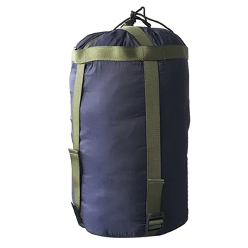 Водонепроницаемый компрессионный мешок для вещей, Походный спальный мешок для кемпинга, сумка для хранения 38 * 18 см, многоцветный спальный мешок