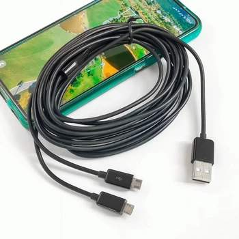 Дизайн 2 в 1, портативный кабель USB-Micro USB длиной 300 см, провода для быстрой зарядки и передачи данных, кабель Micro USB для зарядки, прочный