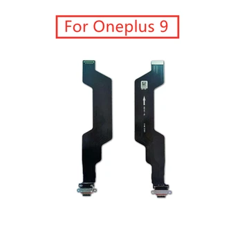 для Oneplus 9 USB порт зарядного устройства разъем док-станции печатная плата лента 1 + 9 Гибкий кабель запасные части для ремонта экрана телефона