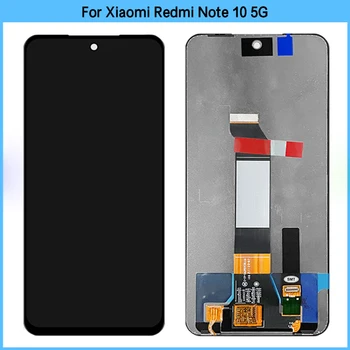 Для Xiaomi Redmi Note 10 5G ЖК-дисплей С Сенсорным Экраном и Цифровым Преобразователем В Сборе Для Redmi Note10 5G M2103K19G Замена ЖК-панели