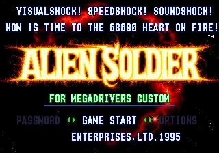 Игровая карта Alien Soldier 16bit MD Cart для Sega Mega Drive для Genesis Бесплатная доставка