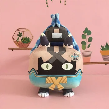 Коробка Genshin Impact Kirara Cat Express, плюшевые игрушки, реквизит для косплея, 30 см, мультфильм Инадзума, милая подушка, детский подарок на день рождения