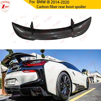 Крыло заднего спойлера багажника Z-ART из углеродного волокна для BMW i8 2014-2020 Спойлер заднего крыла багажника автомобиля