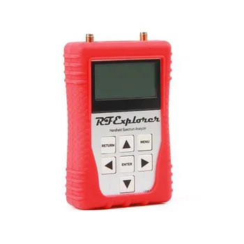 Новый генератор сигналов RF Explorer с ручным управлением (RFE6GEN) для анализатора спектра RF Explorer из линейки продуктов с красным резиновым корпусом