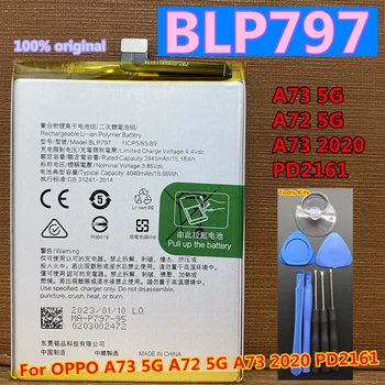 Новый Оригинальный аккумулятор 4040 мАч BLP797 для OPPO A73 5G, A72N 5G, A73 2020, A72 5G PDYM20, A53 5G Сменные Аккумуляторы для телефонов
