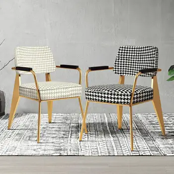 Обеденные стулья на чердаке для кухни, компьютера в гостиной, эргономичные обеденные кресла Nordic, расслабляющая мебель для дома Poltrone