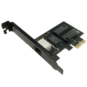 Однопортовая гигабитная сетевая карта 2.5G 2500 М I225 PCI-E Проводная сетевая карта для настольных игр Игровая сетевая карта