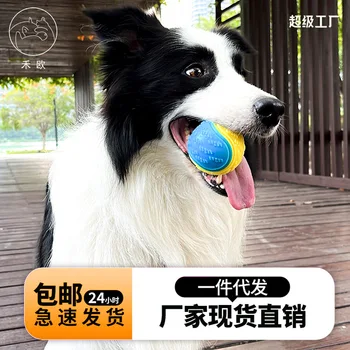 Оптовые продажи самых продаваемых игрушек для домашних животных, скрежет собачьих зубов, мяч для защиты от укусов, тренировочный мяч для укусов собак, звук Tpr для