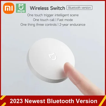 Оригинальная версия беспроводного коммутатора Xiaomi Bluetooth Требует шлюза Bluetooth Mesh В быстром режиме 3-функционального управления Mi Home Control 3-В-1
