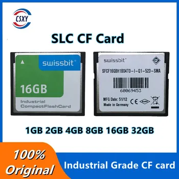 Оригинальная карта памяти SWISSBIT промышленного класса CF card 16GB 32GB 8GB 4GB 2GB 1GB SLC Compact Flash NC machine SFCF