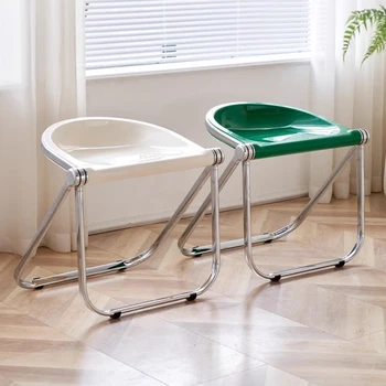 Пластиковые игровые обеденные стулья для спальни, балкон, Минималистичные обеденные стулья для гостиной, стол для кемпинга, Компактная мебель для патио Sillas