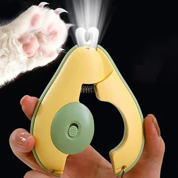Профессиональная машинка для стрижки ногтей домашних животных со светодиодной подсветкой, машинка для стрижки ногтей домашних животных, Ножницы для ухода за когтями для маленьких собак, кошек, резак, аксессуары для кошек