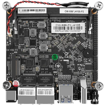 Разработка Vrsion X86-P2 Soft Routing N4000/J4105/J4125 Mini Host 6 Вт Маломощный Технологический микрокомпьютер Компьютер