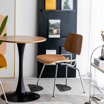 Современные обеденные стулья Для кухни, Расслабляющий Скандинавский дизайн, Экономящий пространство, Обеденные стулья для ресторана на открытом воздухе Sillas Comedor Furniture HY