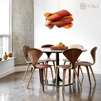 Стул Cherner Стул Cherner Кухонный стул с акцентом кафе в американском ретро-индустриальном стиле со спинкой из массива дерева, обеденный стул LQYH