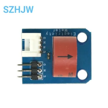 Счетчик электроэнергии (аналоговый) Датчик переменного тока Трансформатор тока 5A для Arduino TA12-100