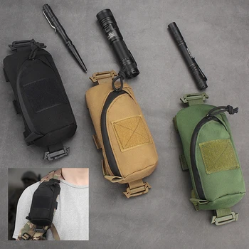 Тактический чехол Molle, военная сумка для инструментов EDC, чехол для телефона, сумка для охотничьих принадлежностей, сумка на плечевой ремень, компактная сумка для походов на открытом воздухе