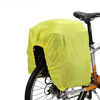 Флуоресцентный Зеленый Самоходный Горный Велосипедный Рюкзак Пылезащитный Водонепроницаемый Чехол Открытый Велосипедный Велосипед Сумка Дождевик
