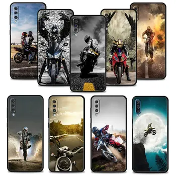 Чехол для телефона Samsung A70 A10s A10 A30 A20e A50 A40 Note 20 Ultra 10 A20s A91 A42 5G A02 Moto Cross спортивный чехол для мотоцикла