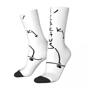 Чулки с рисунком Кактуса и Джека для скейтбординга R206 ЛУЧШИЕ Компрессионные носки с рисунком юмора